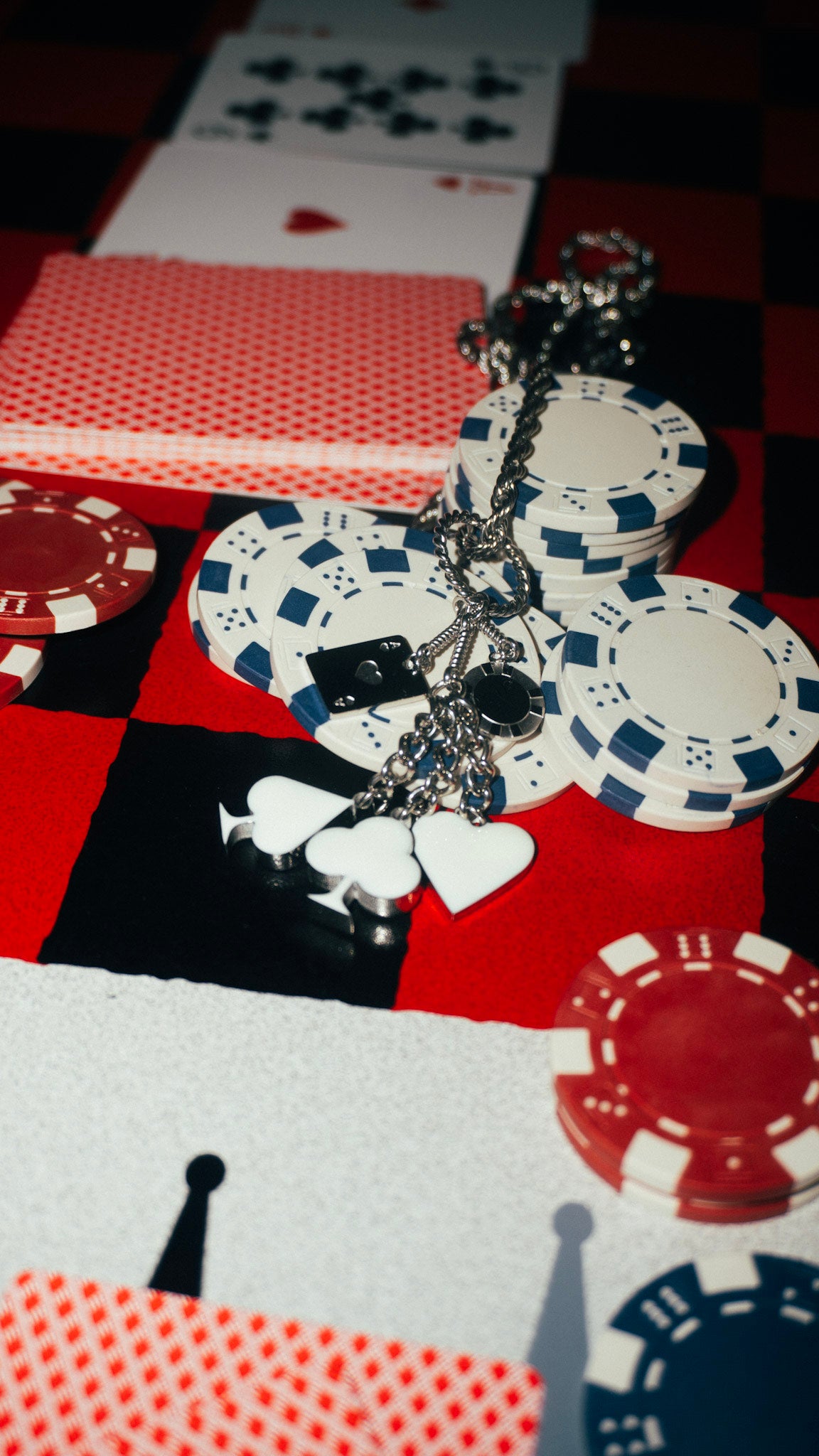 Unlucky Stacked Pendant Chain